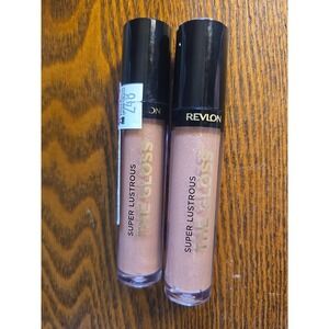 Revlon Super Lustrous Moisturizing High Shine Lip Gloss, 255 Sandstorm, 0.13 oz